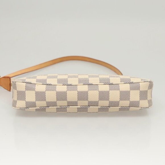LOUIS VUITTON Damier Azur Pochette Accessoires Pouch LV Auth - Picture 6 of 16